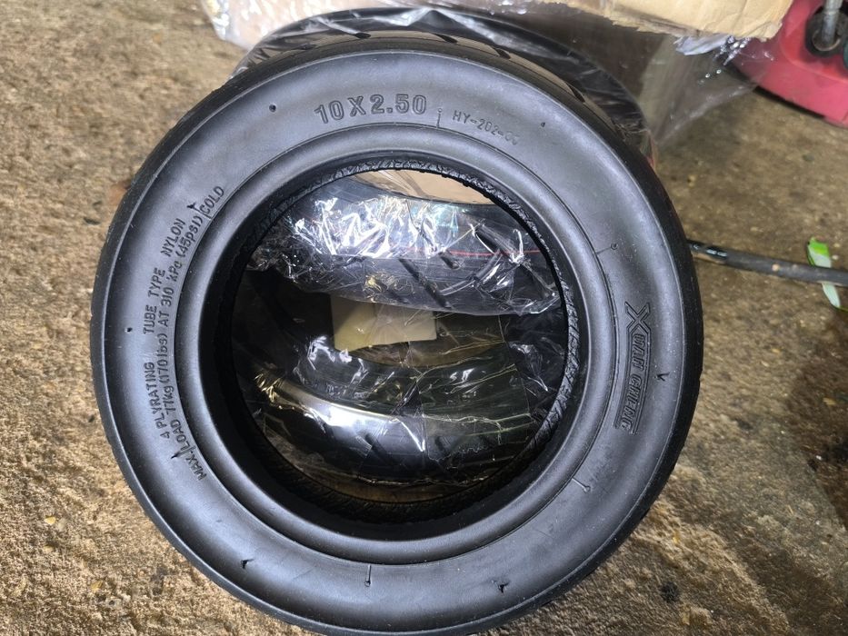 Pneus 10x2.50 elétrica
