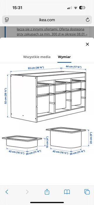 Regały Ikea TROFAST