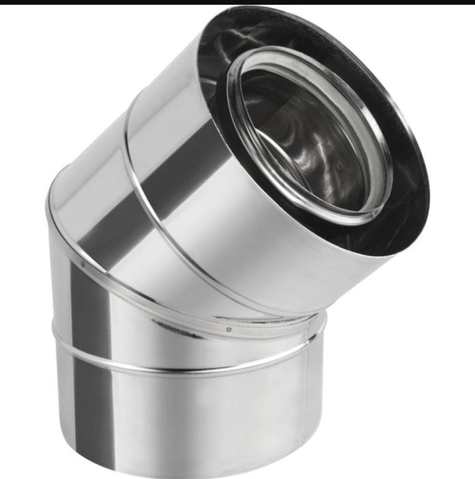 Rura kolano koncentryczne 45 st. 100/150 100x150 Nowe