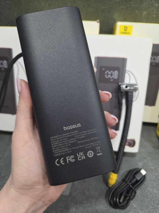 Baseus Super Mini Pro компресор акумуляторний 4000 mAh, 50 W