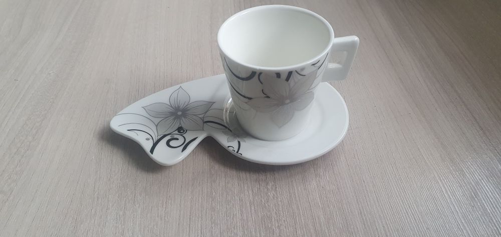 Lavin porcelanowy zestaw do espresso 6 szt