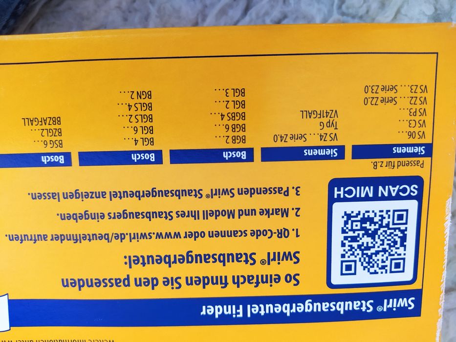 Worki do odkurzacza Simens Bosh