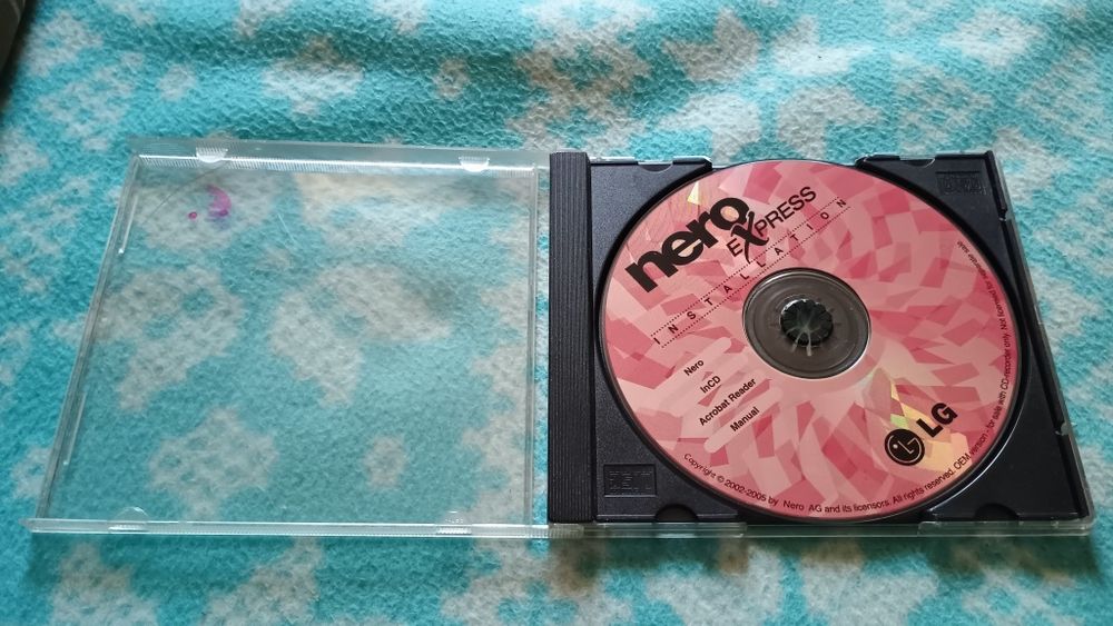 Nero Express CD płyta LG