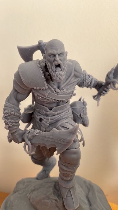 God Of War - Kratos resina 3D