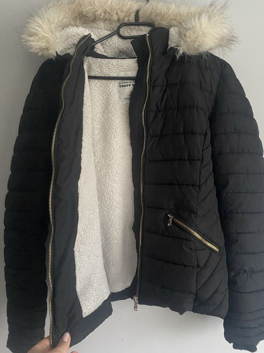 Damska zimowa ciepla kurtka S