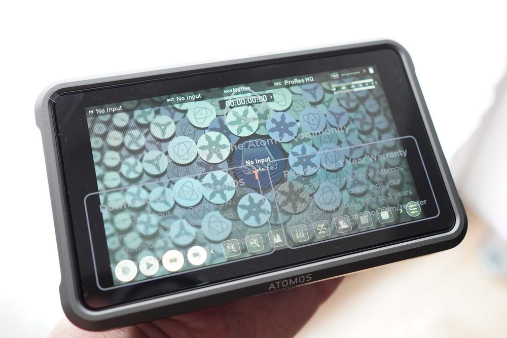 Rekorder Atomos Ninja V+ (8K, RAW // stan jak nowy, folia na ekranie)