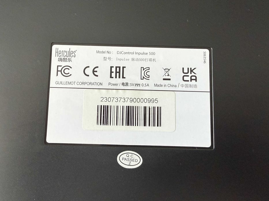 Mikser DJ Hercules DJControl Inpulse 500 2 kanałowy