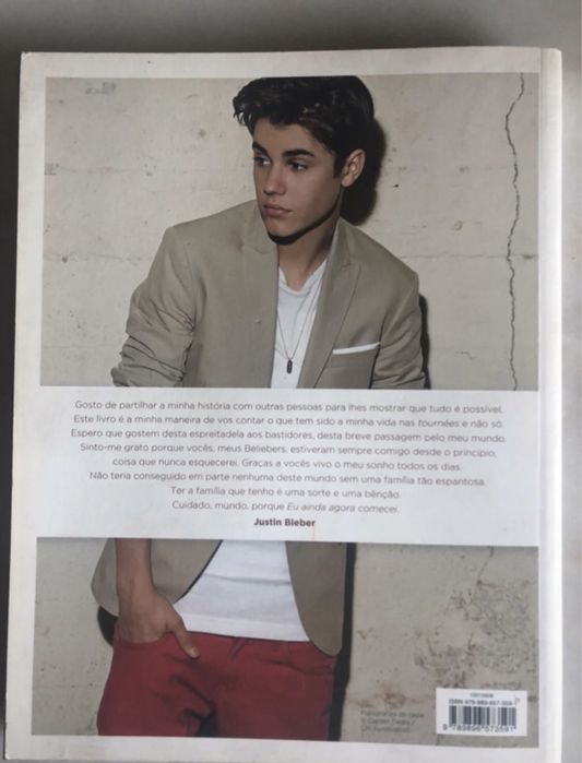 Livro do Justin Bieber