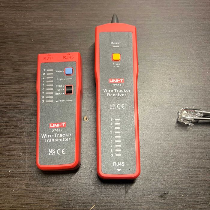 UNI-T UT682 lokalizator przewodow tester kabli RJ45 RJ11