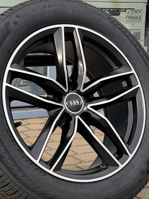 Nowe koła zimowe 18 cali Audi Q3 SQ3 czarno srebrne matowe