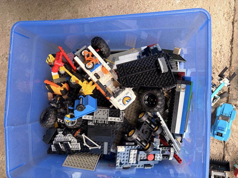 Lego policja traktor ciezarokwa