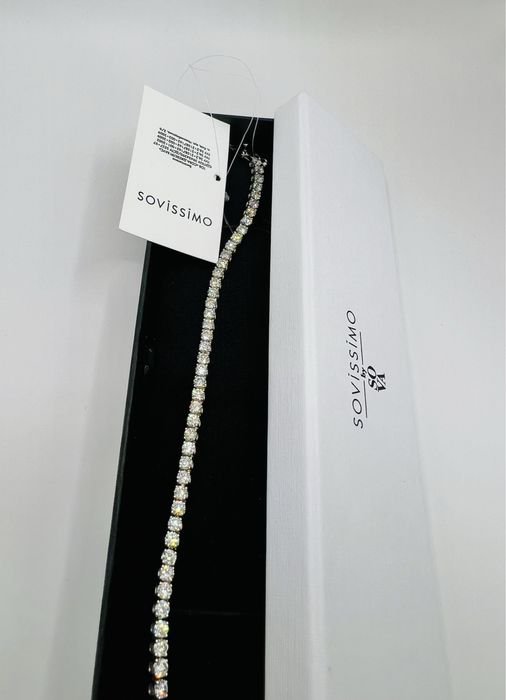 Золотий браслет з діамантами 4.95 карат. Виробництво Сова. Бриллианты.