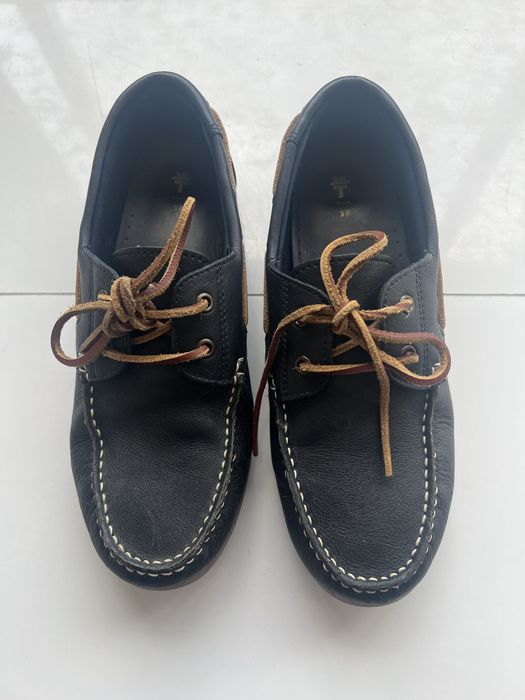 Sapato de vela azul, tamanho 38