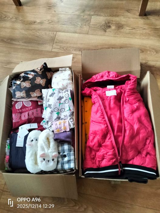 73 sztuki mega paka dla dziewczynki od 128 do 140