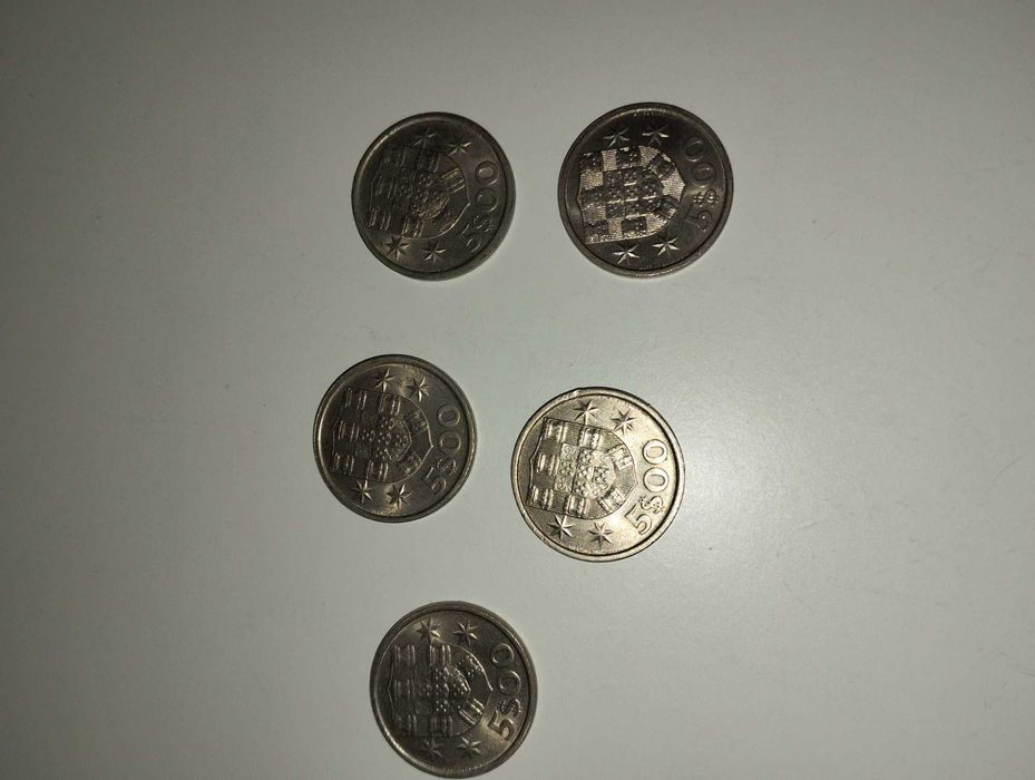 Moedas 5 Escudos 1976