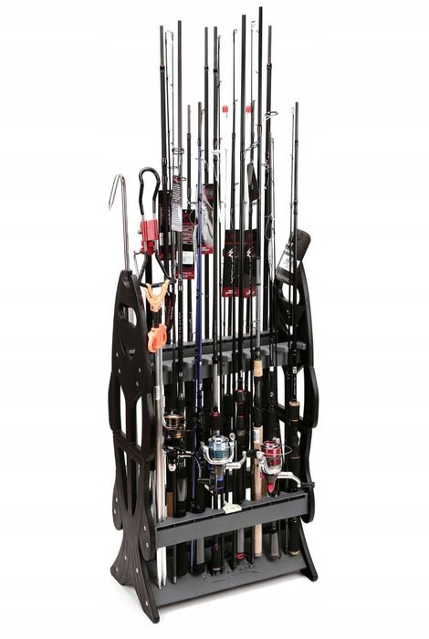 Stabilna Podpórka na 16 Wędek Dla Rybaka Stojak Wędkarski