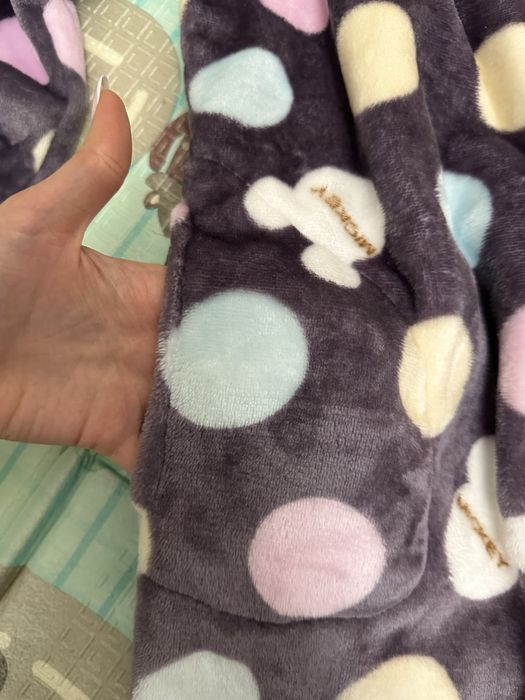 Махрова піжама туніка і високі тапочки, домашний махровий набор