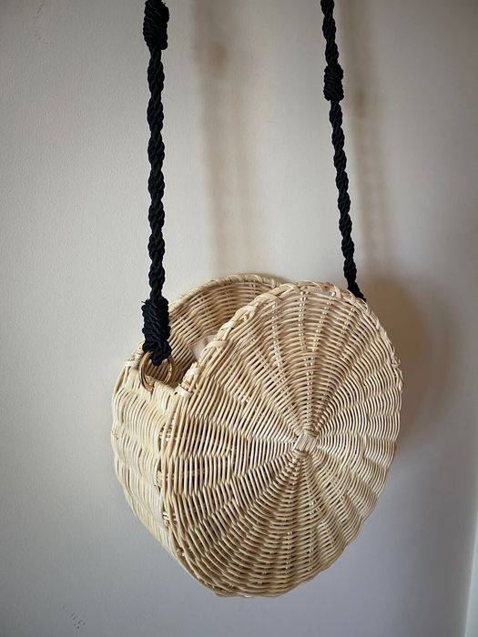 Bolsa de ráfia de Mango