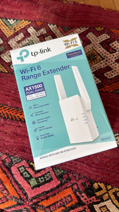 Wzmacniacz wi fi 6 range extrender ax1500 dual band