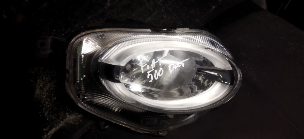 farol direito Fiat 500