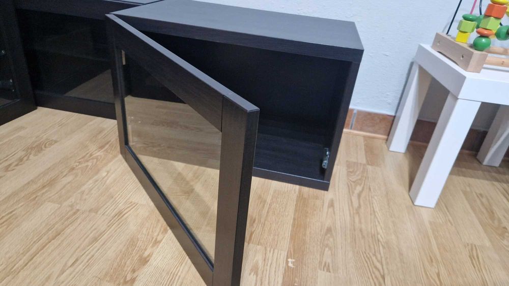 Estante tv com modulos de parede