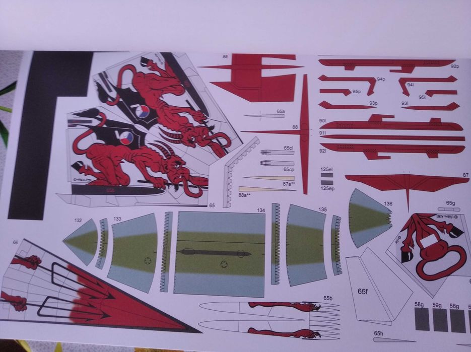 Model kartonowy MiG-23MF Hell Fighter 1:33