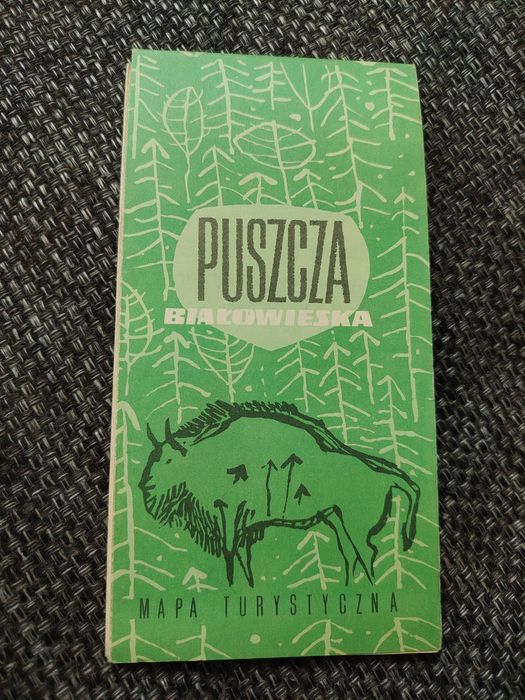 Puszcza Białowieska, mapa turystyczna