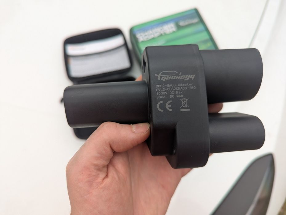 НОВА модель 300кВт Tesla GUWIEYG CCS2 адаптер перехідник для тесли