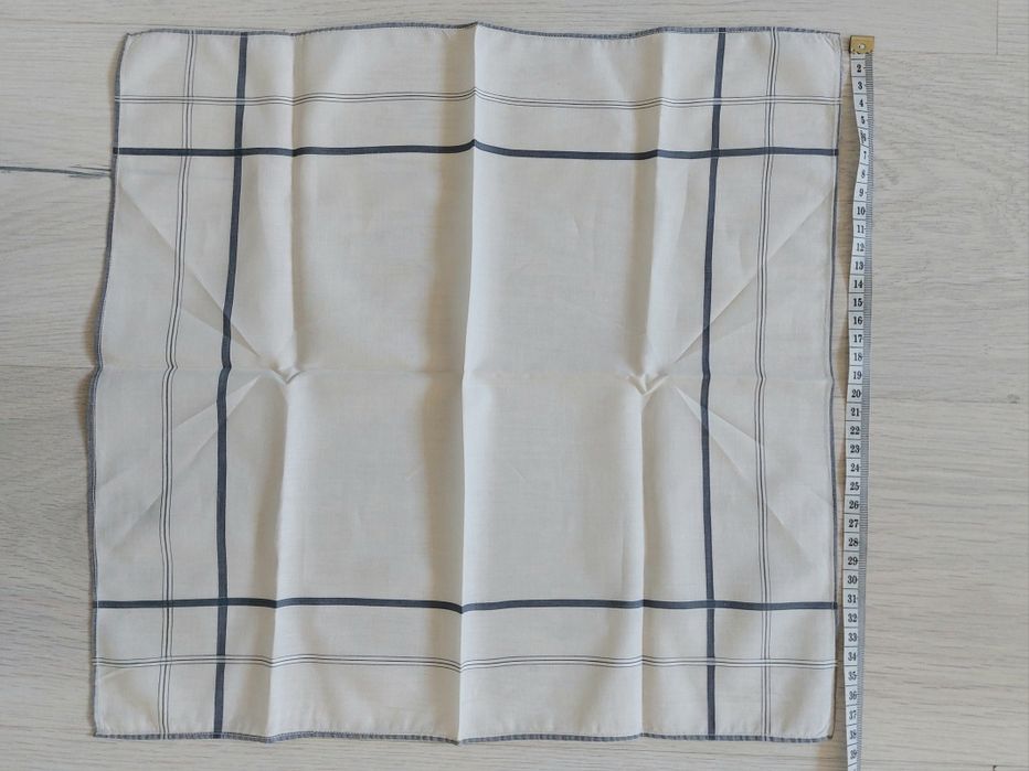 Chusteczki męskie materiałowe retro PRL