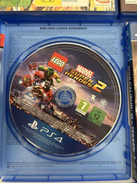 Lote de 7 Jogos PS4 - Spider-man, COD, Tekken, Dragon Ball e Mais