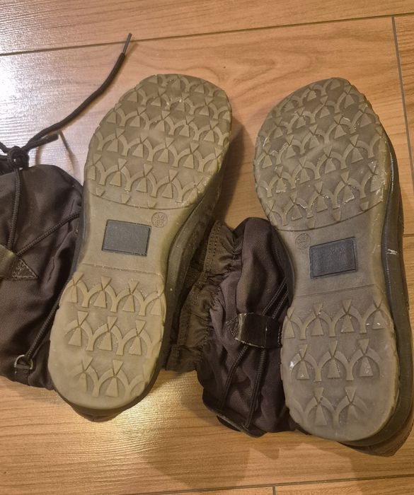 Damskie brązowe buty zimowe