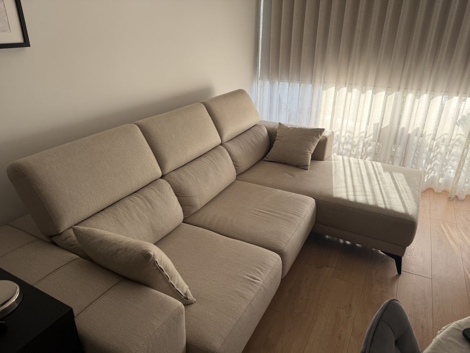Sofa 3 lugares com chaiselong