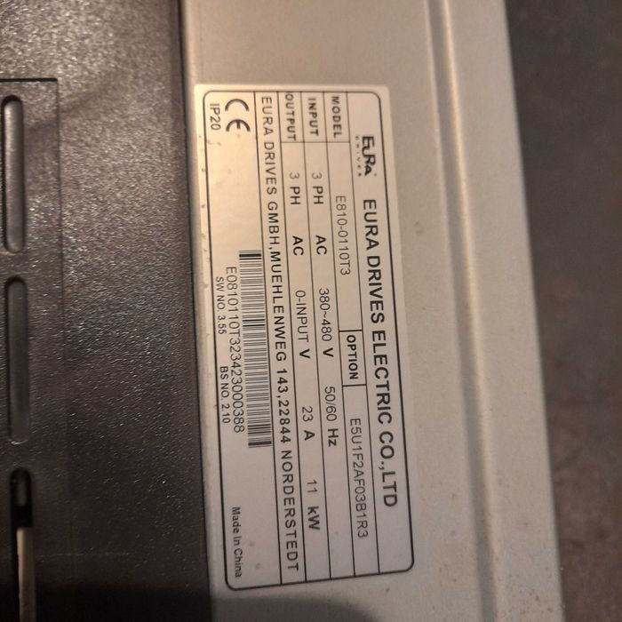 Falownik EURA 11kW skrzynka i kpl.sterowanie