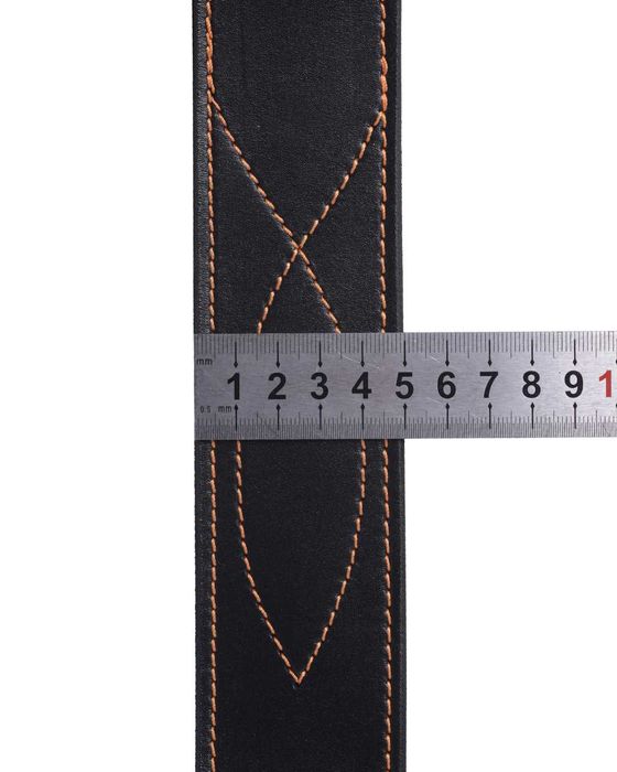 Ремень черный офицерский пряжка латунь