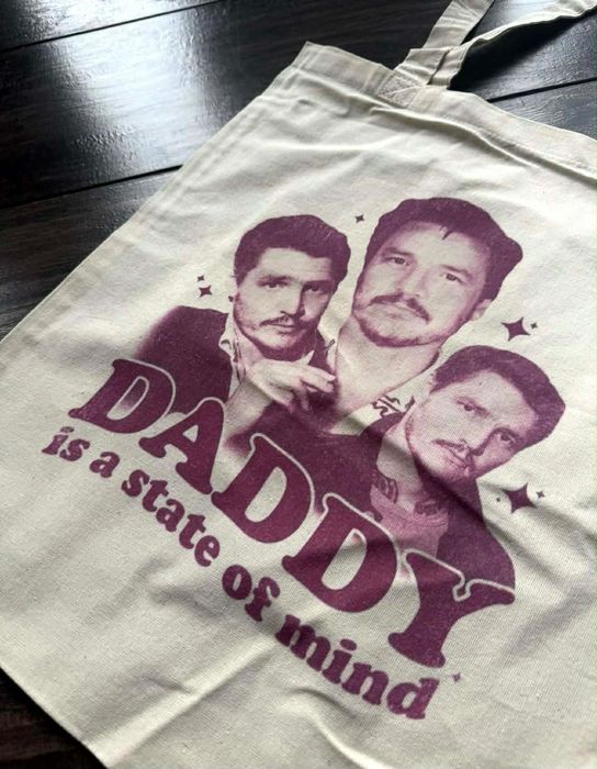 Torba bawełniana torebka tote bag bawełna pedro pascal beżowa
