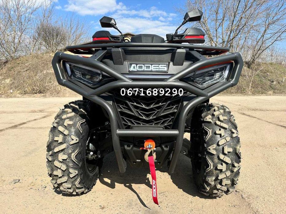 Двомісний квадроцикл Odess ML 550 ATV інжектор 4х4 Лебідка (помаранчевий, сірий) Доставка до самого будинку безкоштовна!