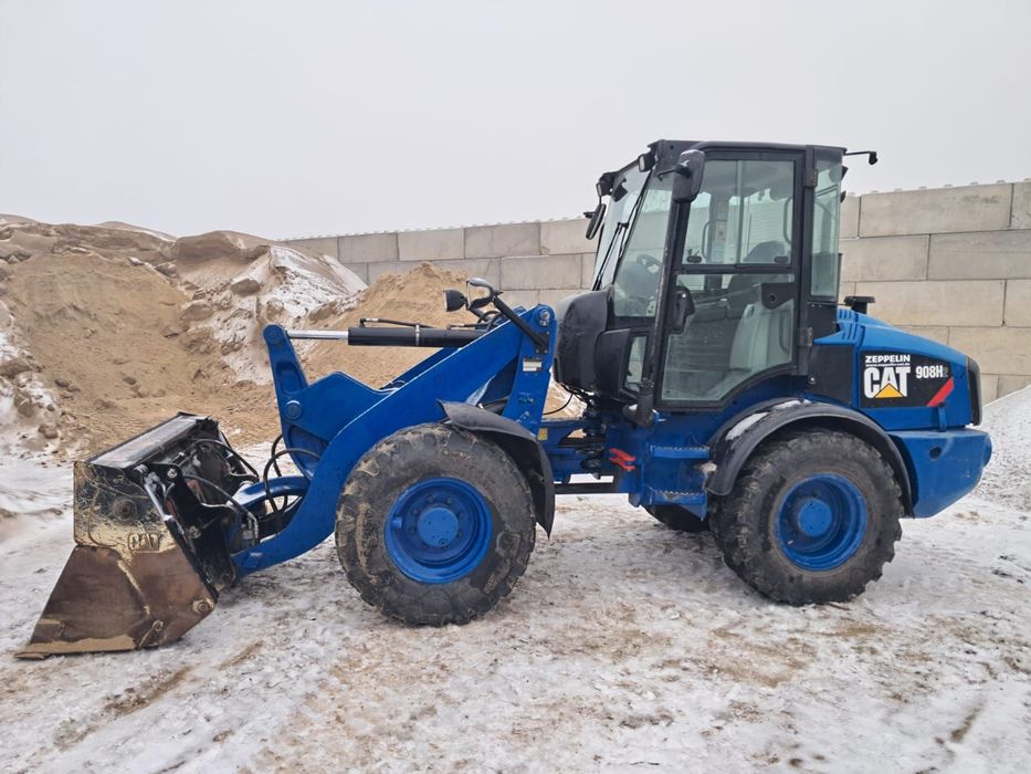 Caterpillar 908H  99.900netto Ładowarka CAT 908H+łyżka i widły, VIDEO / zamiana