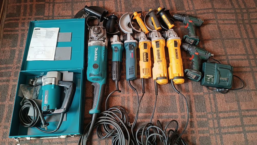 Балгарки Makita,Bosch,DeWalt.Шуруповерты  Metabo.