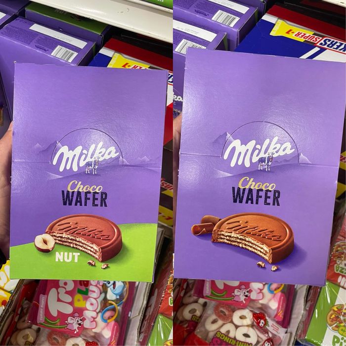 Вафлі Мілка Чоко Вафер 30г в асорті / шоколадні вафлі Milka Choco Wafer 30g