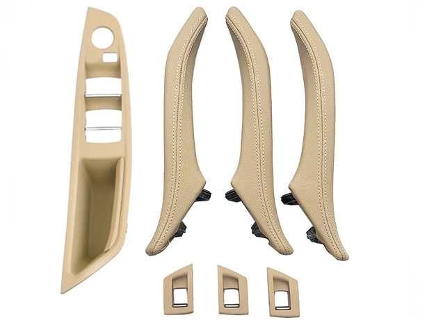 Puxadores Pegas Interiores Pegas Portas BMW F10 F11 F18 (Pele) (NOVO)