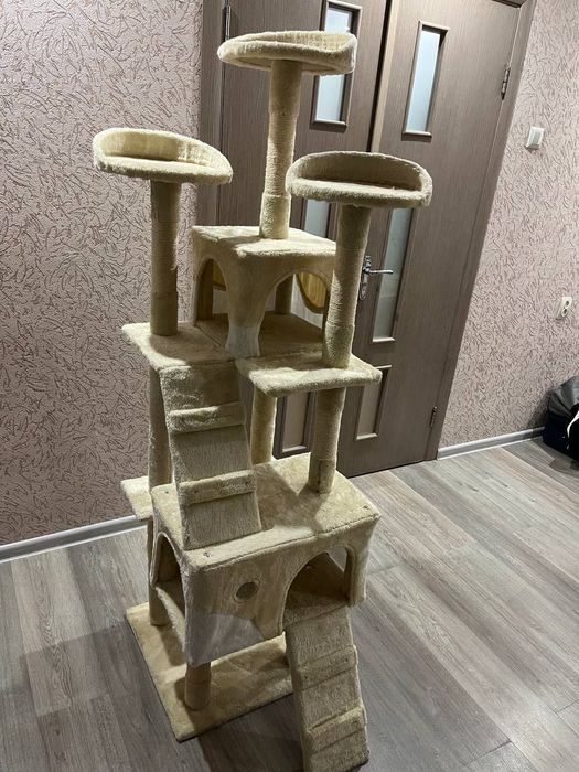 Будиночок кігтеточка (дряпка) для котика