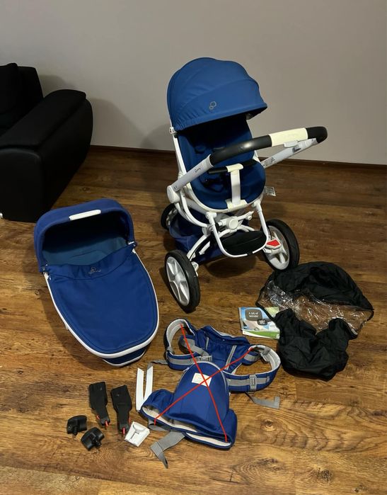 Wózek Quinny Moodd 2w1 Niebieski + akcesoria