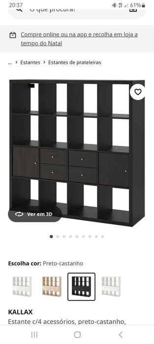 Móvel de arrumação Ikea