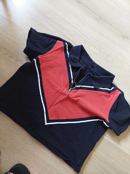Crop top tshirt koszulka krotka polo