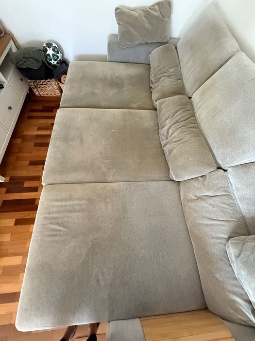 Sofá 3 lugares c/chaise longue,