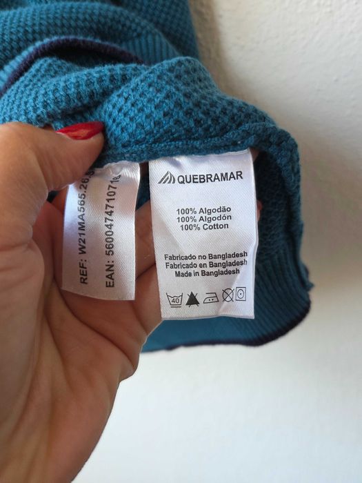 Camisola de malha da Quebramar, tamanho S