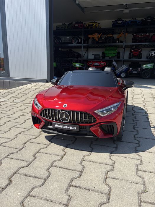 Auto Na Akumulator Mercedes AMG SL63 24V7Ah Moc 400 Watt Pilot Skóra Lakierowany