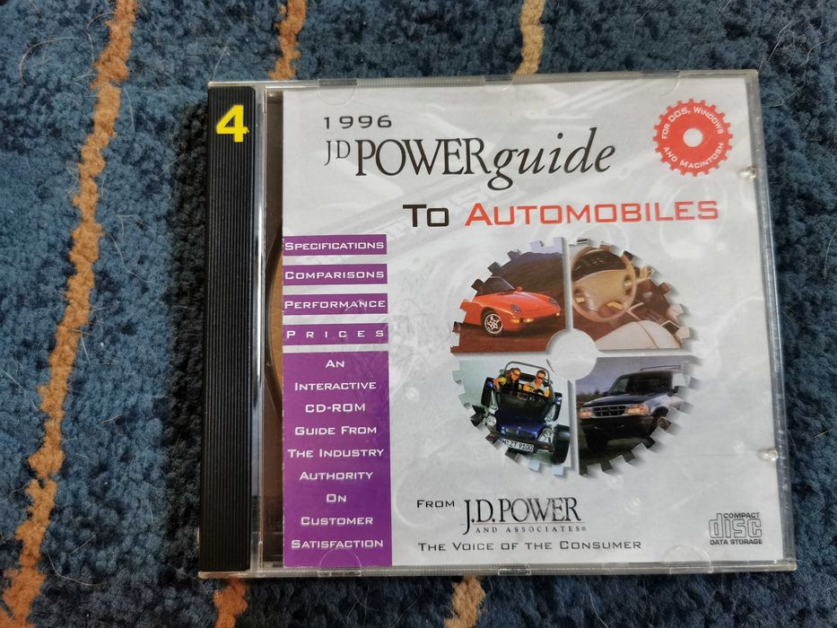 Auto Almanac by J.D. Power - USA katalog samochodów na CD 1996 rok