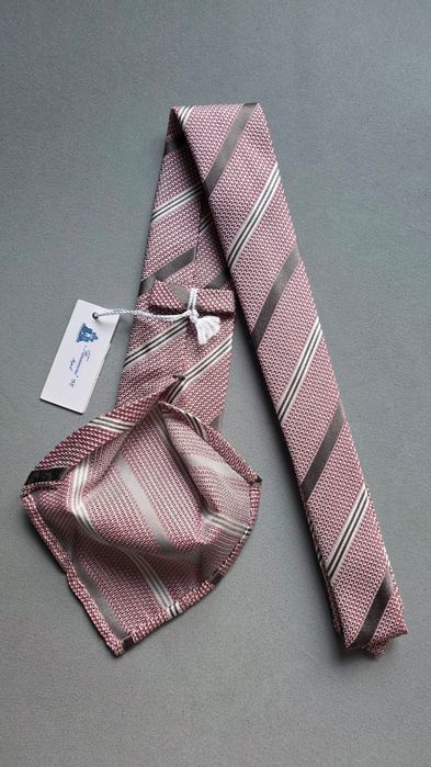 Krawat jedwabny FINAMORE 1925