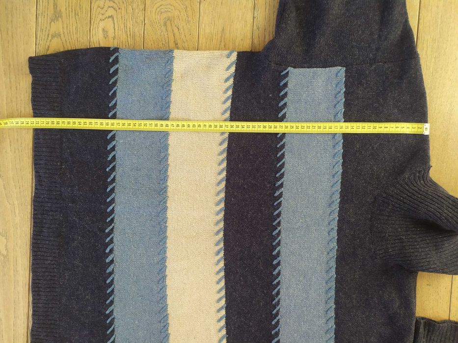 Granatowy Golf sweter z golfem Henderson